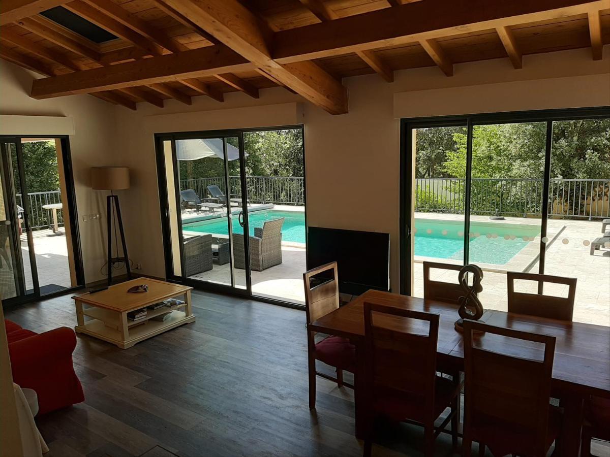 La Casita villa avec piscine prés d'Uzes Saint-Laurent-la-Vernède Exterior foto
